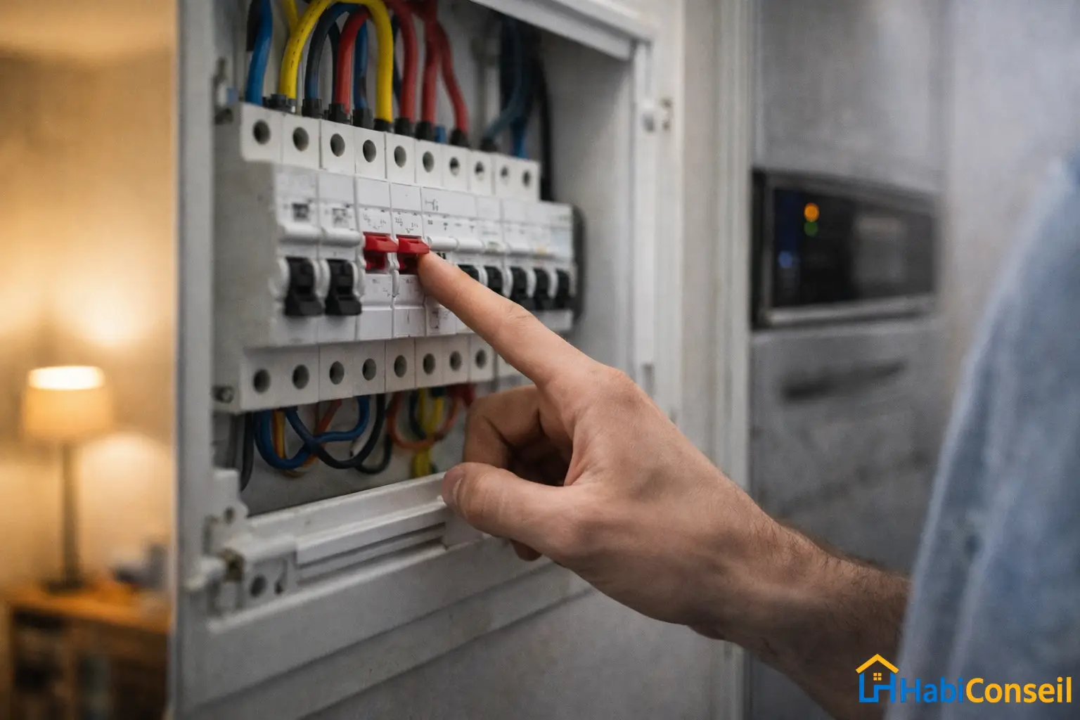 disjoncteur electrique saute tableau electrique panne maison